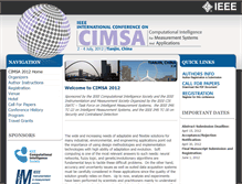 Tablet Screenshot of cimsa2012.ieee-ims.org