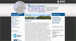Desktop Screenshot of cimsa2011.ieee-ims.org