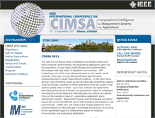 Tablet Screenshot of cimsa2011.ieee-ims.org